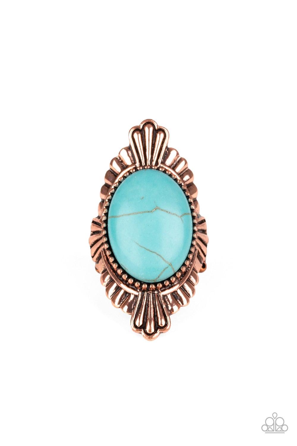 Paparazzi Accessories-Pioneer Party - Copper Ring