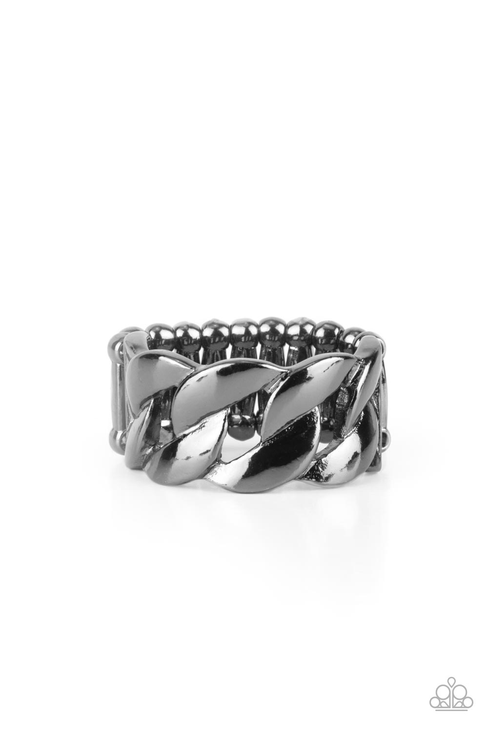 Industrial Insider Black Ring - Jewelry by Bretta