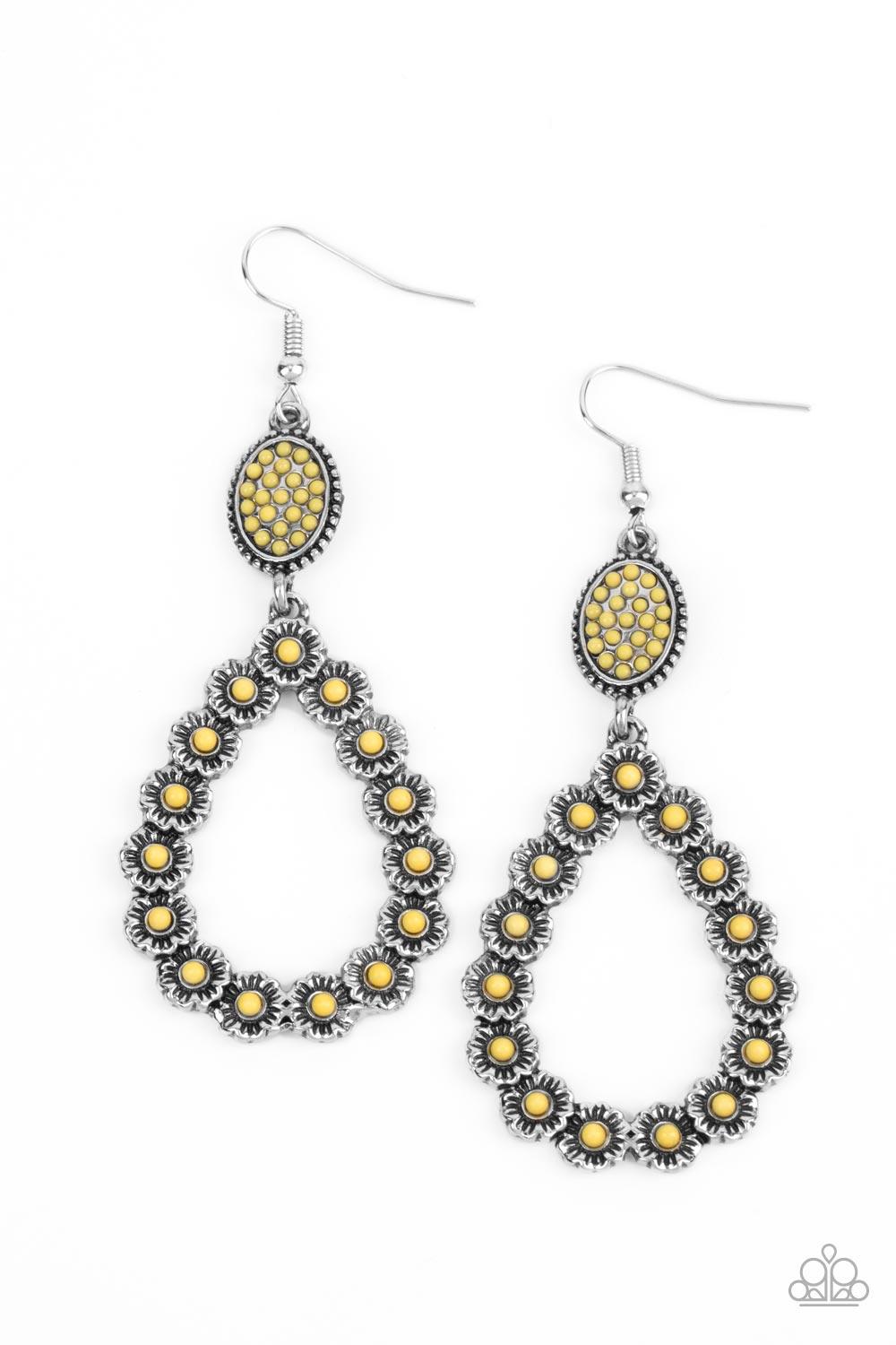 Farmhouse Fashion Show Yellow Earrings - Jewelry by Bretta