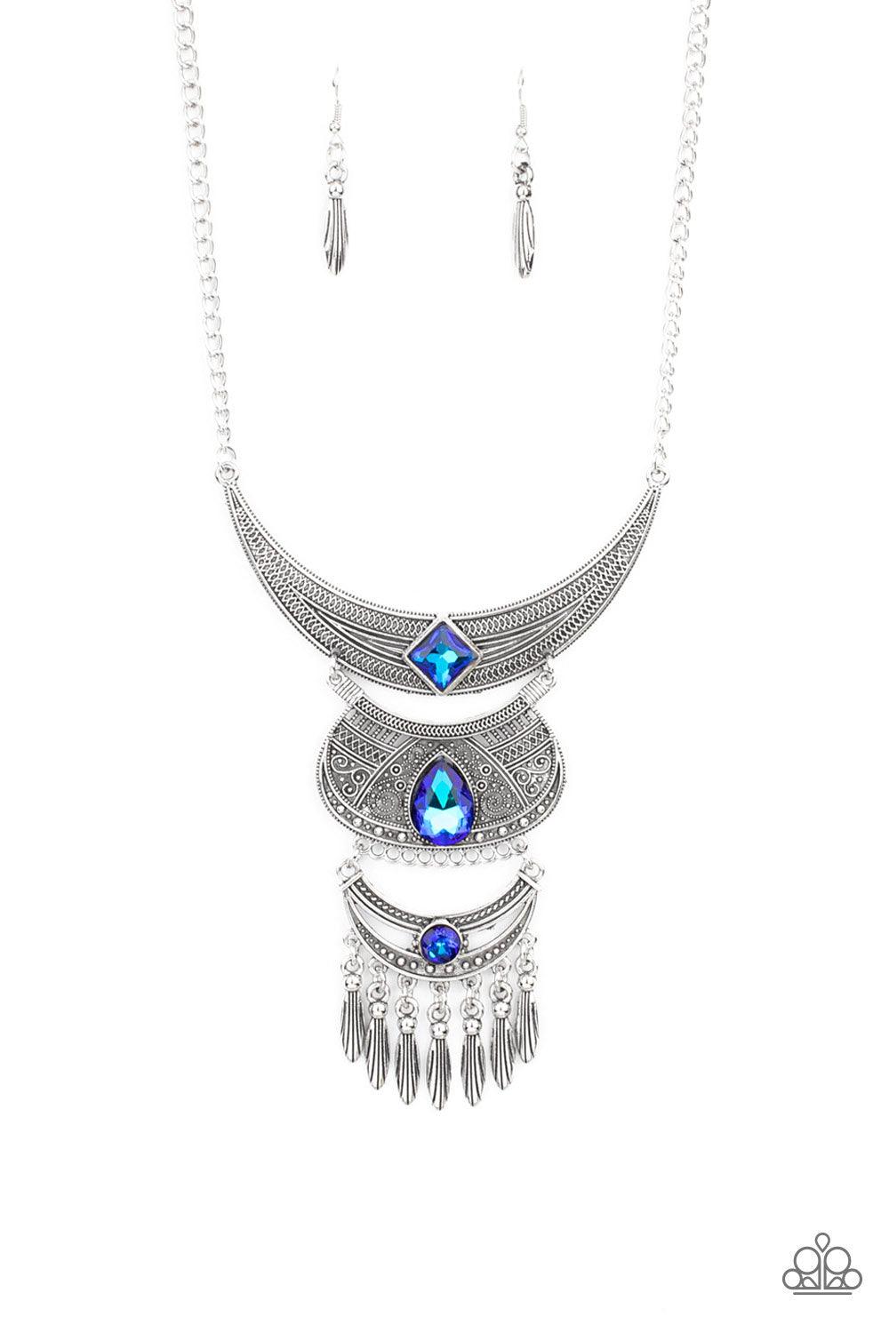 Lunar Enchantment Blue Necklace - Jewelry by Bretta
