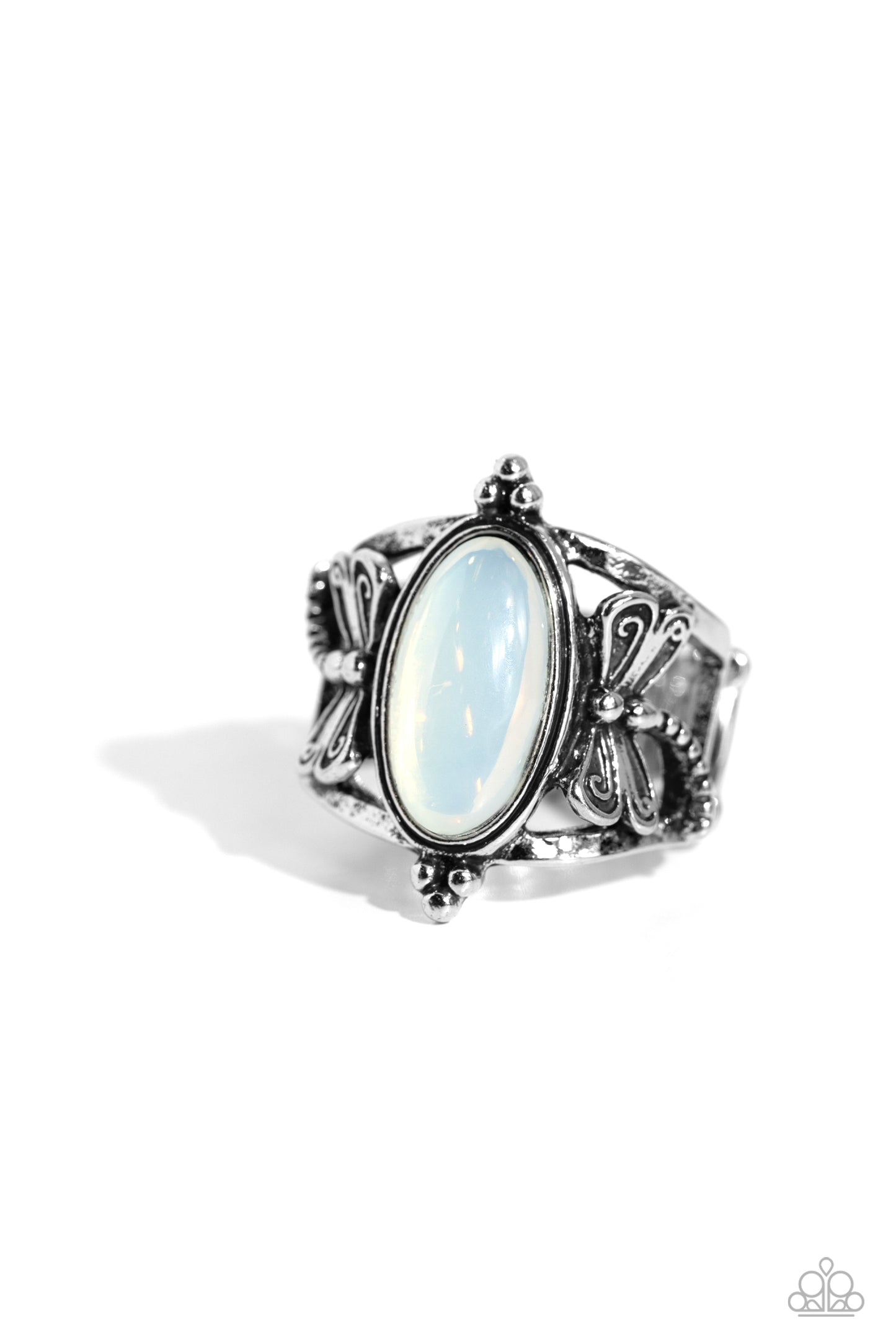 Dance of the Dragonflies White Ring - Jewelry by Bretta