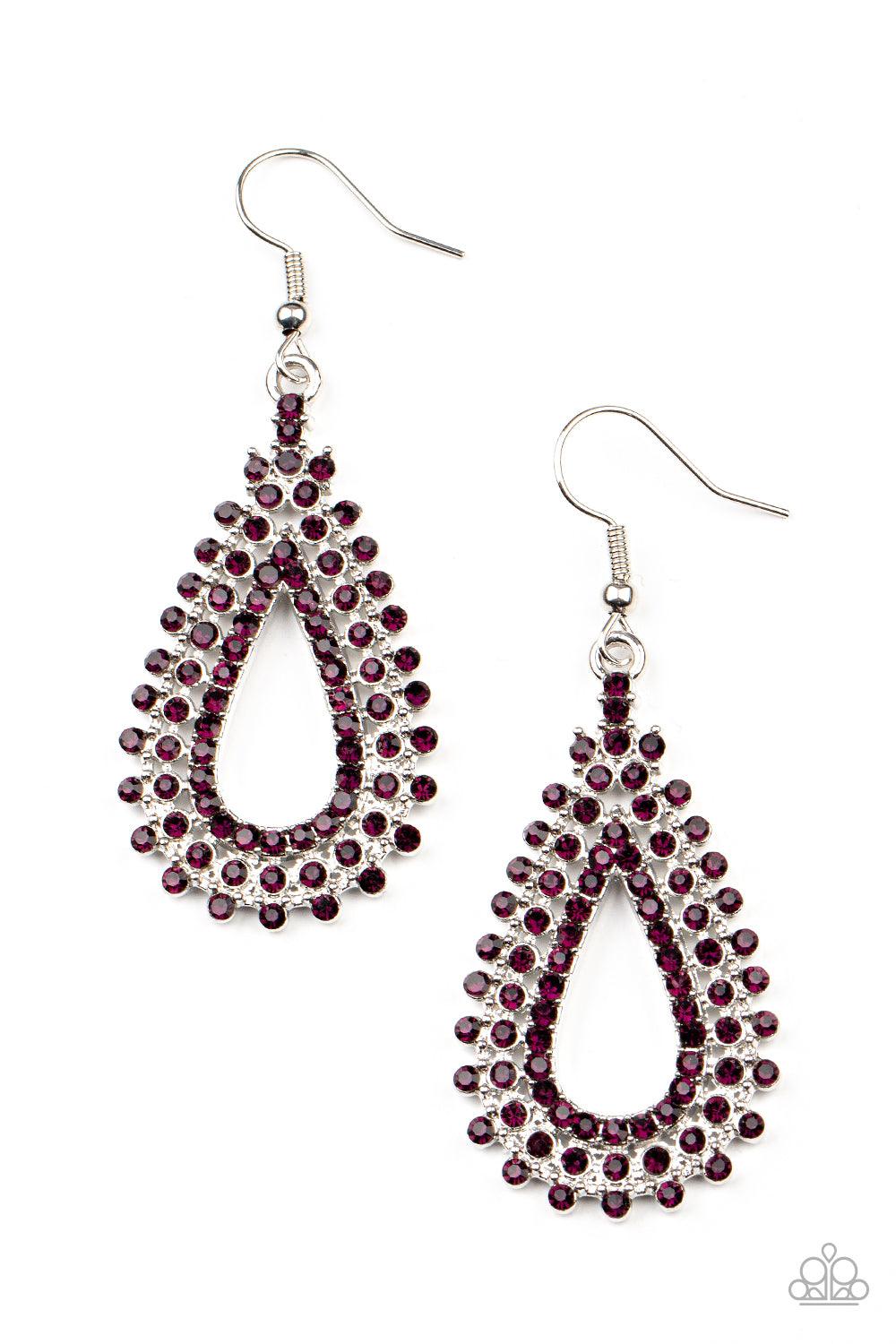 The Works Purple Earrings - Jewelry by Bretta