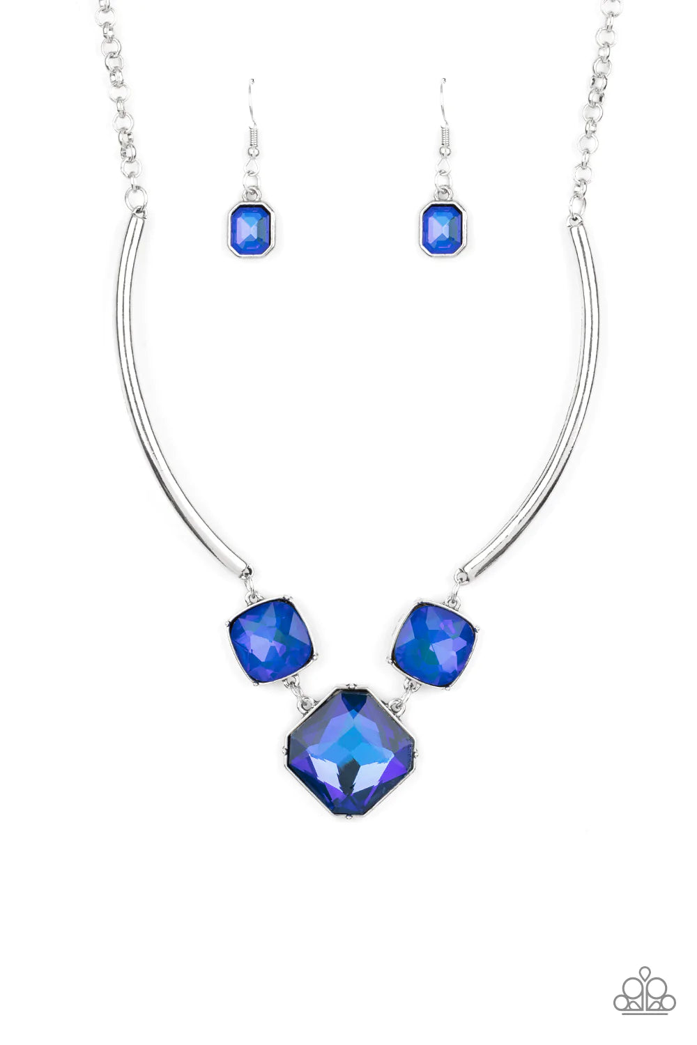 Divine IRIDESCENCE Blue Necklace - Jewelry by Bretta - Jewelry by Bretta