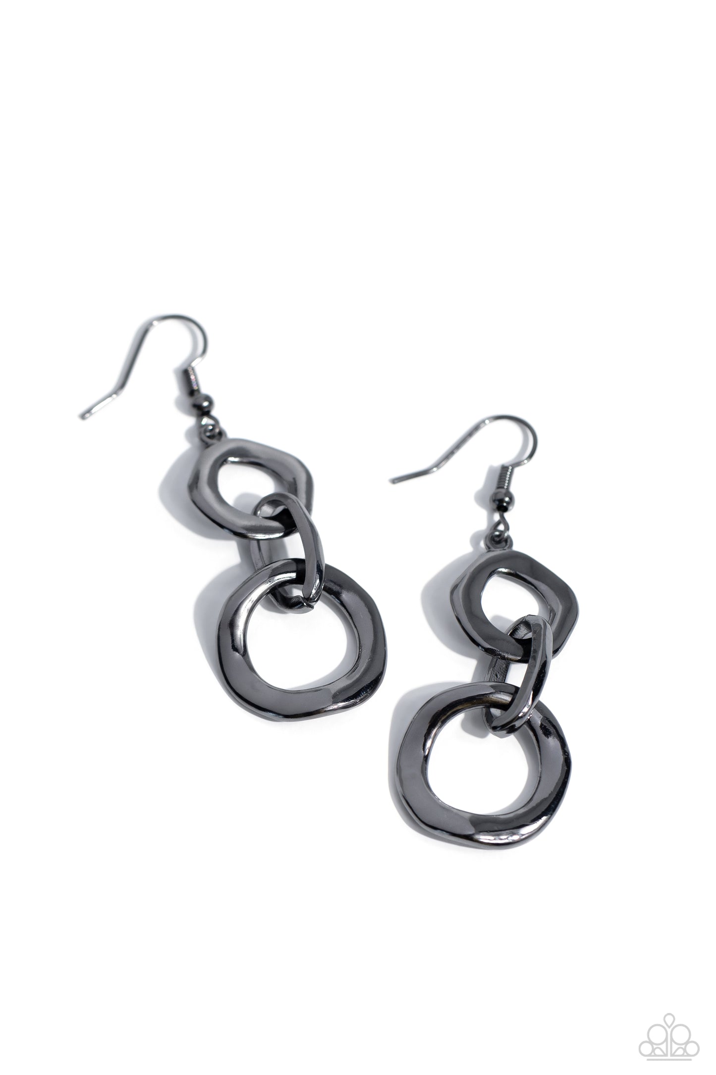 Metro Machinery Black Earrings - Jewelry by Bretta