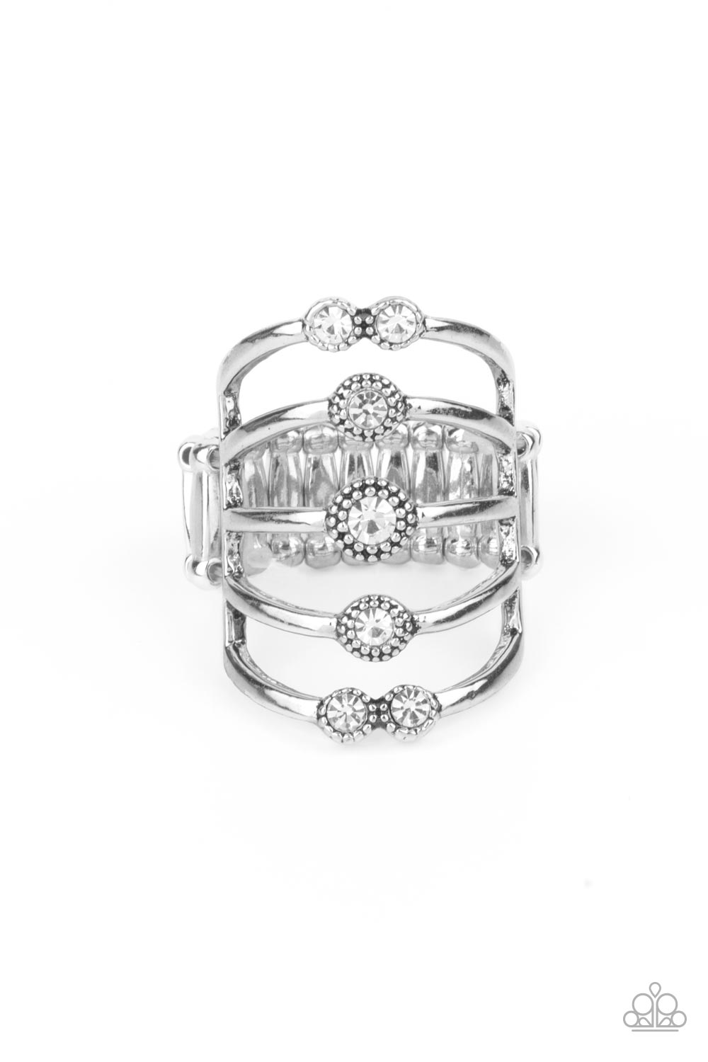 Layer On The Luster White Ring - Jewelry by Bretta