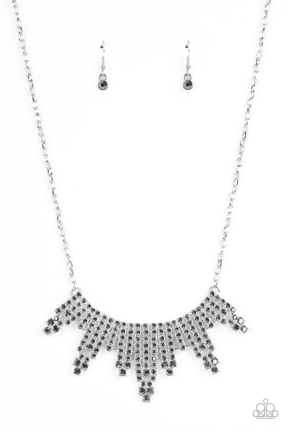 Skyscraping Sparkle Silver Necklace - Jewelry by Bretta