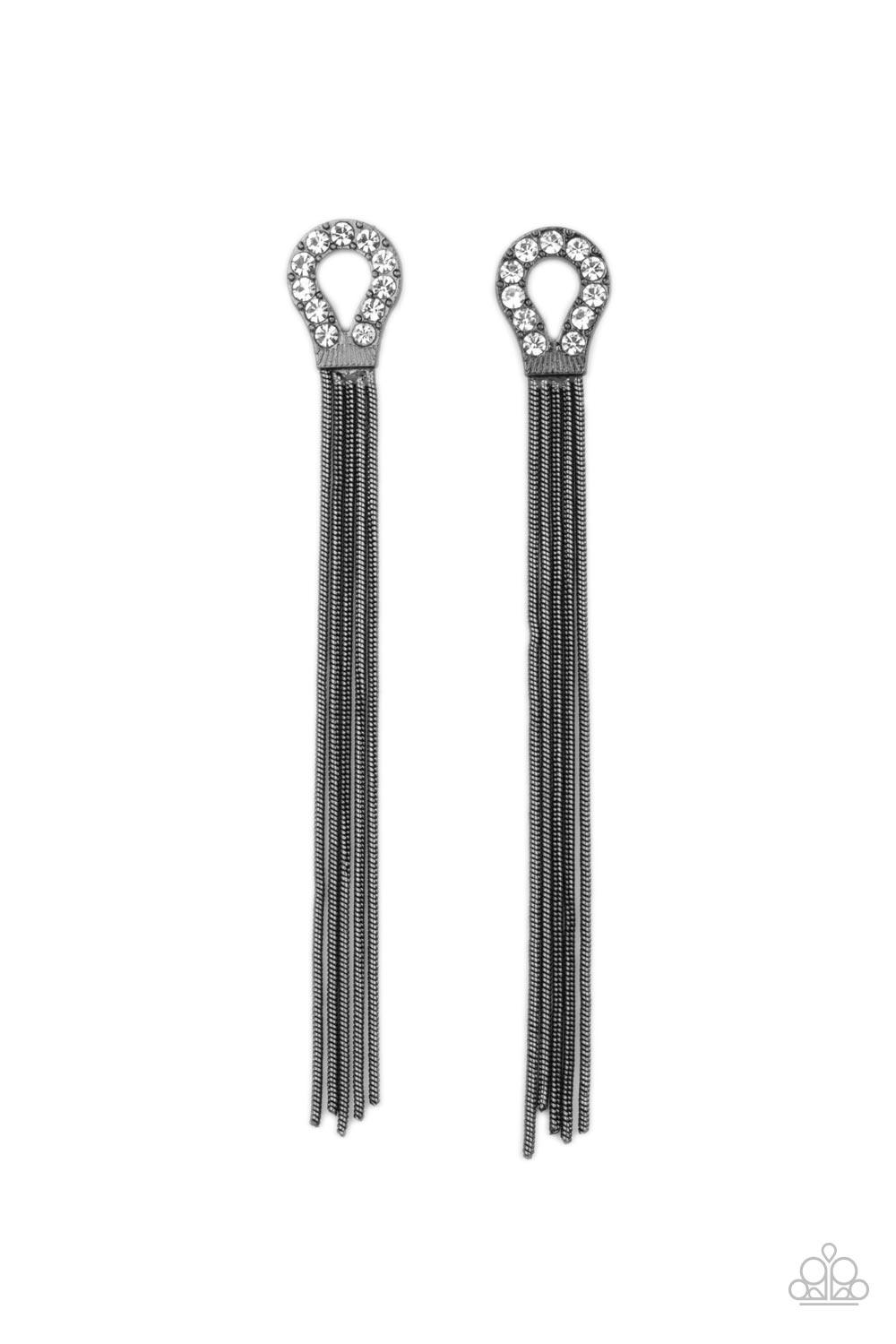 Dallas Debutante Black Earrings - Jewelry by Bretta