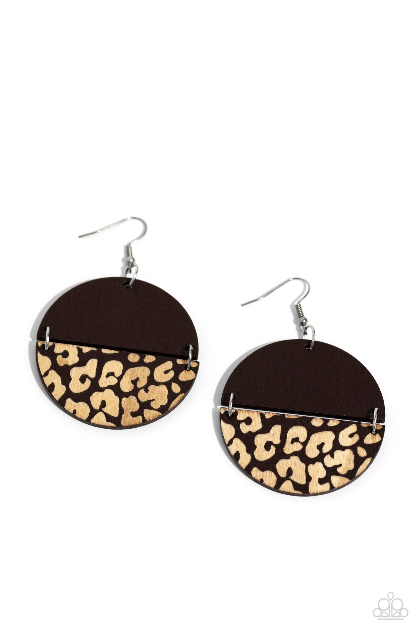 Jungle Catwalk Brown Earrings - Jewelry by Bretta