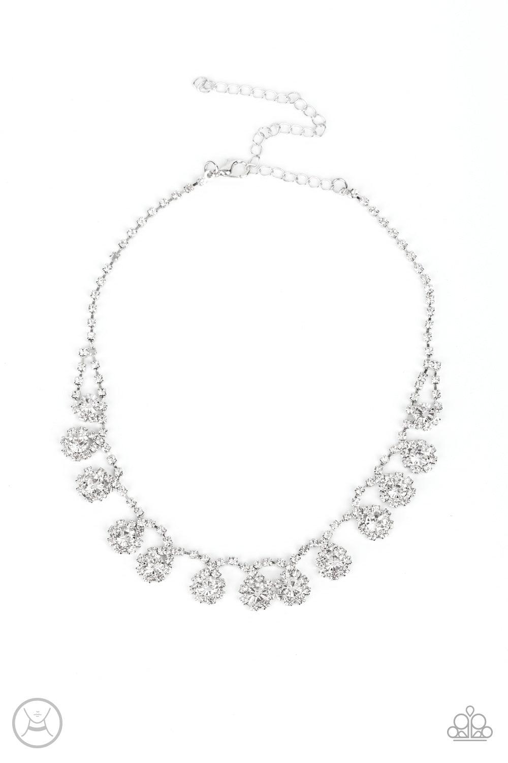 Princess Prominence White Necklace - Jewelry by Bretta