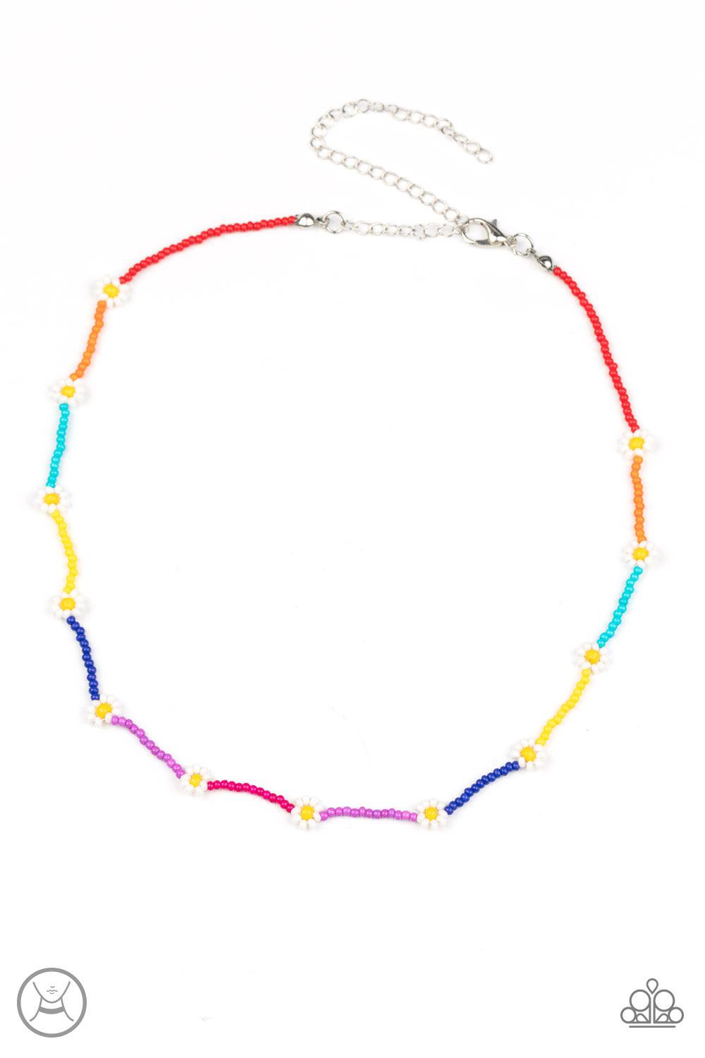 Colorfully Flower Child Multi Necklace - Jewelry by Bretta