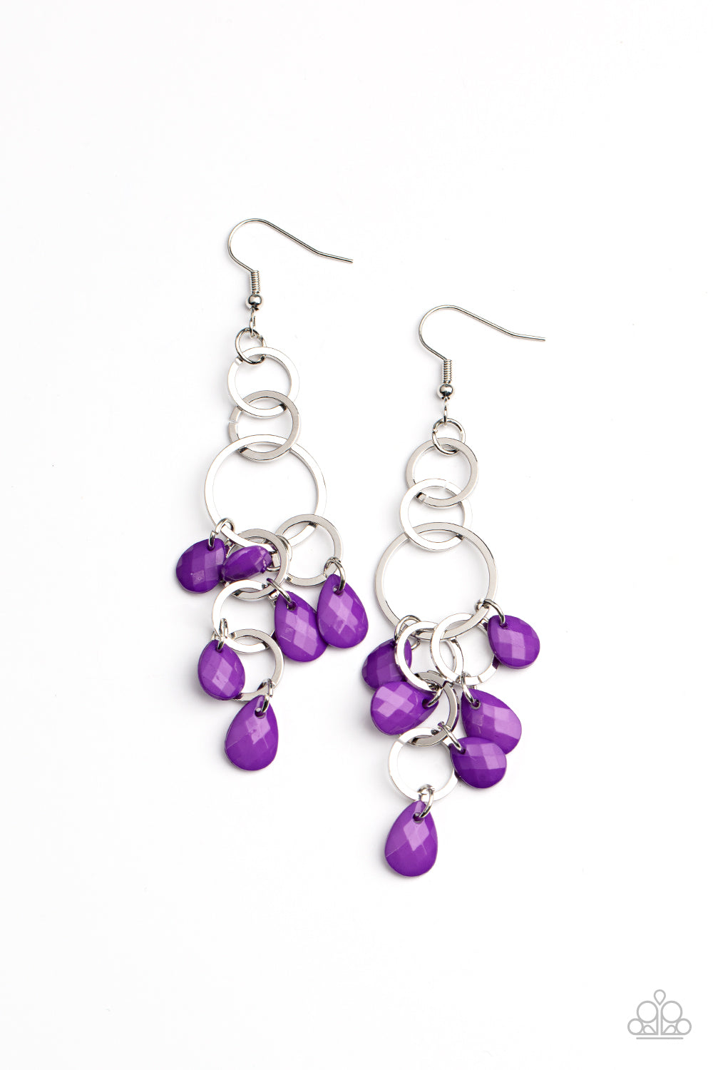 Sandcastle Sunset Purple Earrings - Jewelry by Bretta