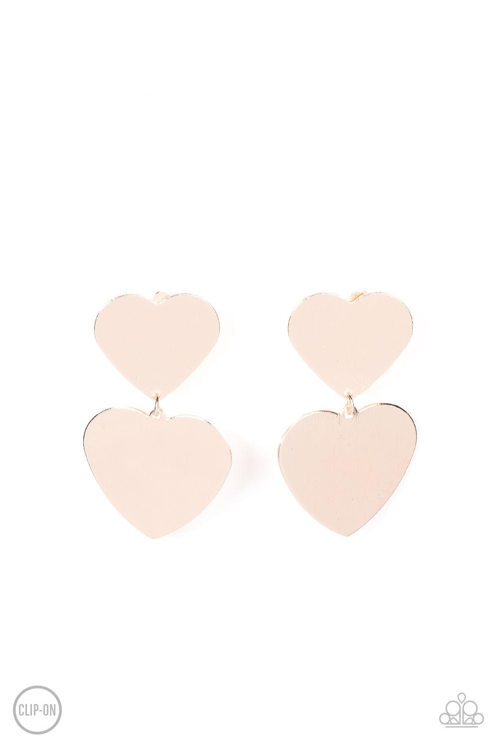 Cowgirl Crush Rose Gold Clip on Earrings - Jewelry by Bretta
