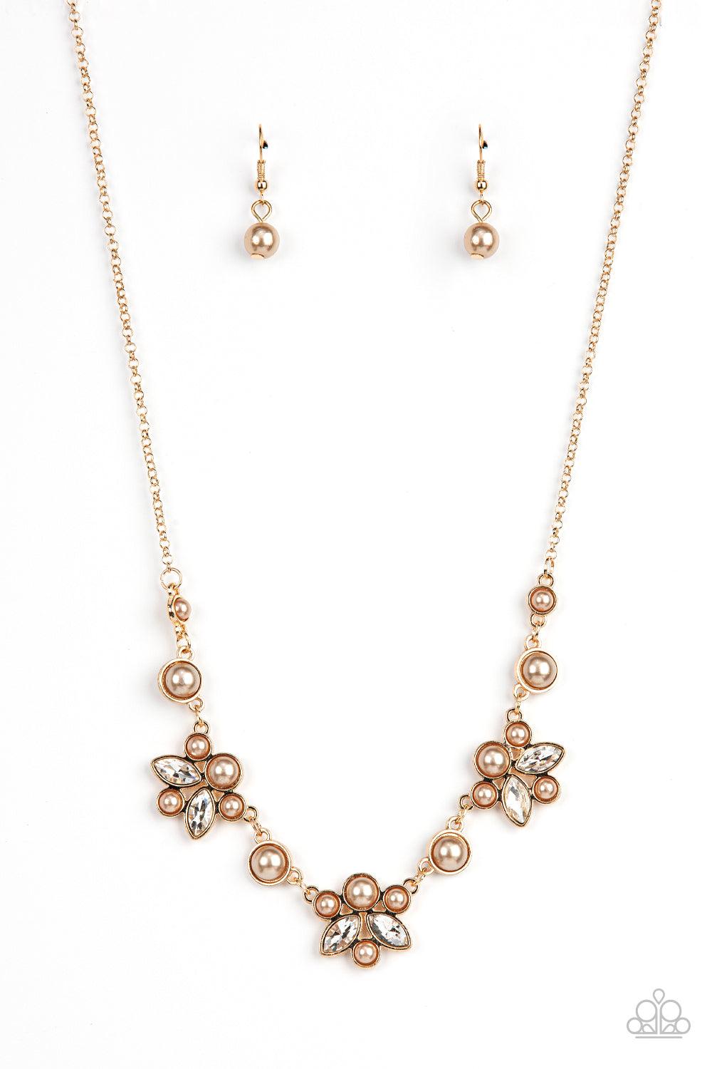 Royally Ever After Brown Necklace - Jewelry by Bretta