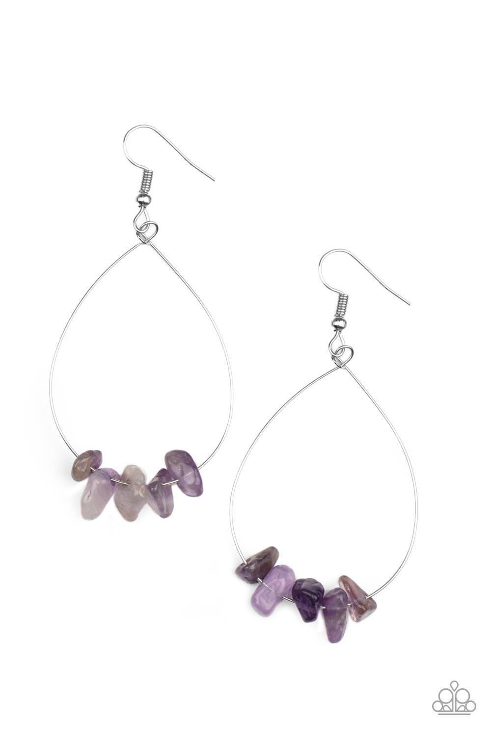 South Beach Serenity Purple Earrings - Jewelry by Bretta