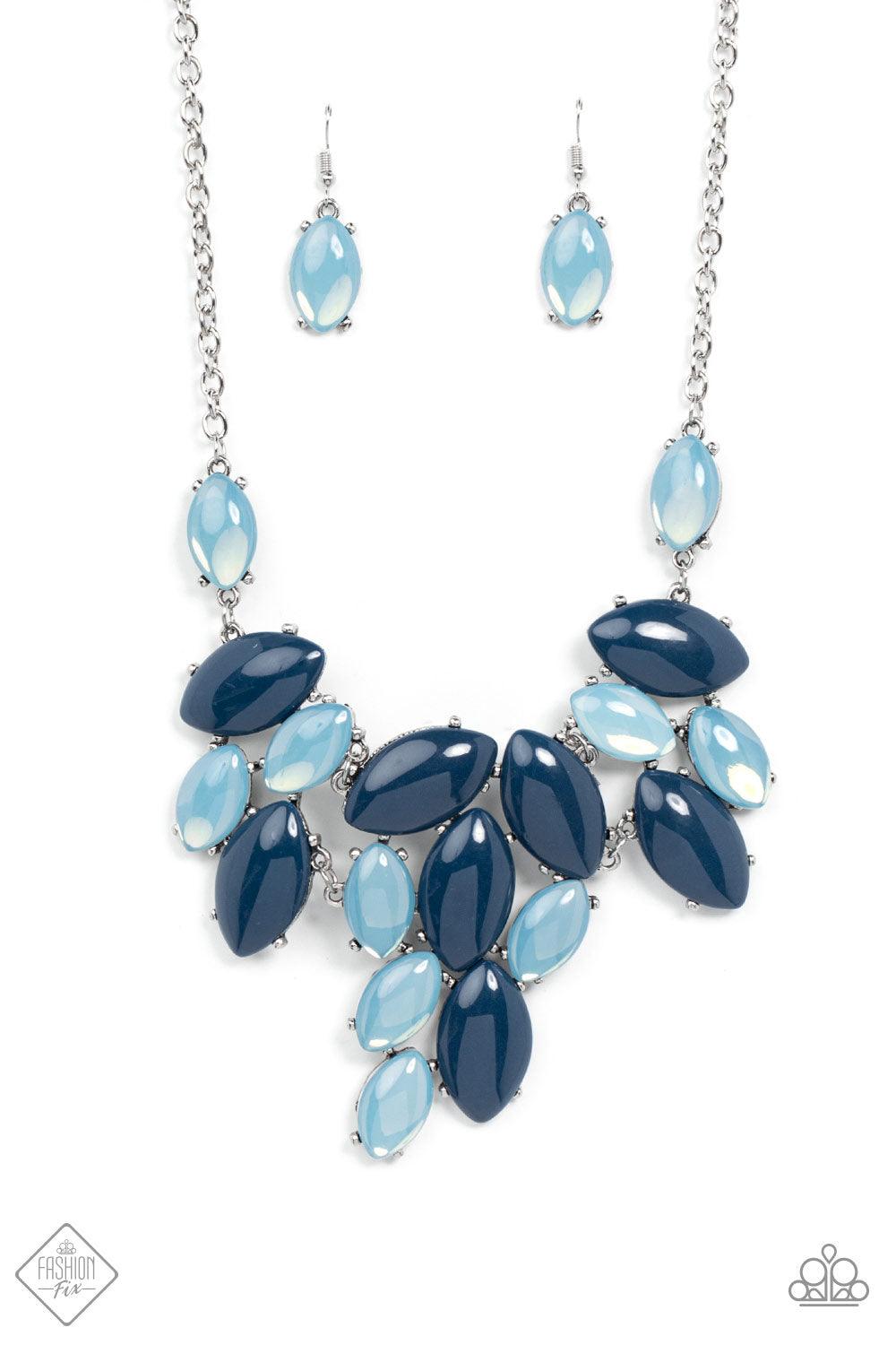 Date Night Nouveau Blue Necklace - Jewelry by Bretta