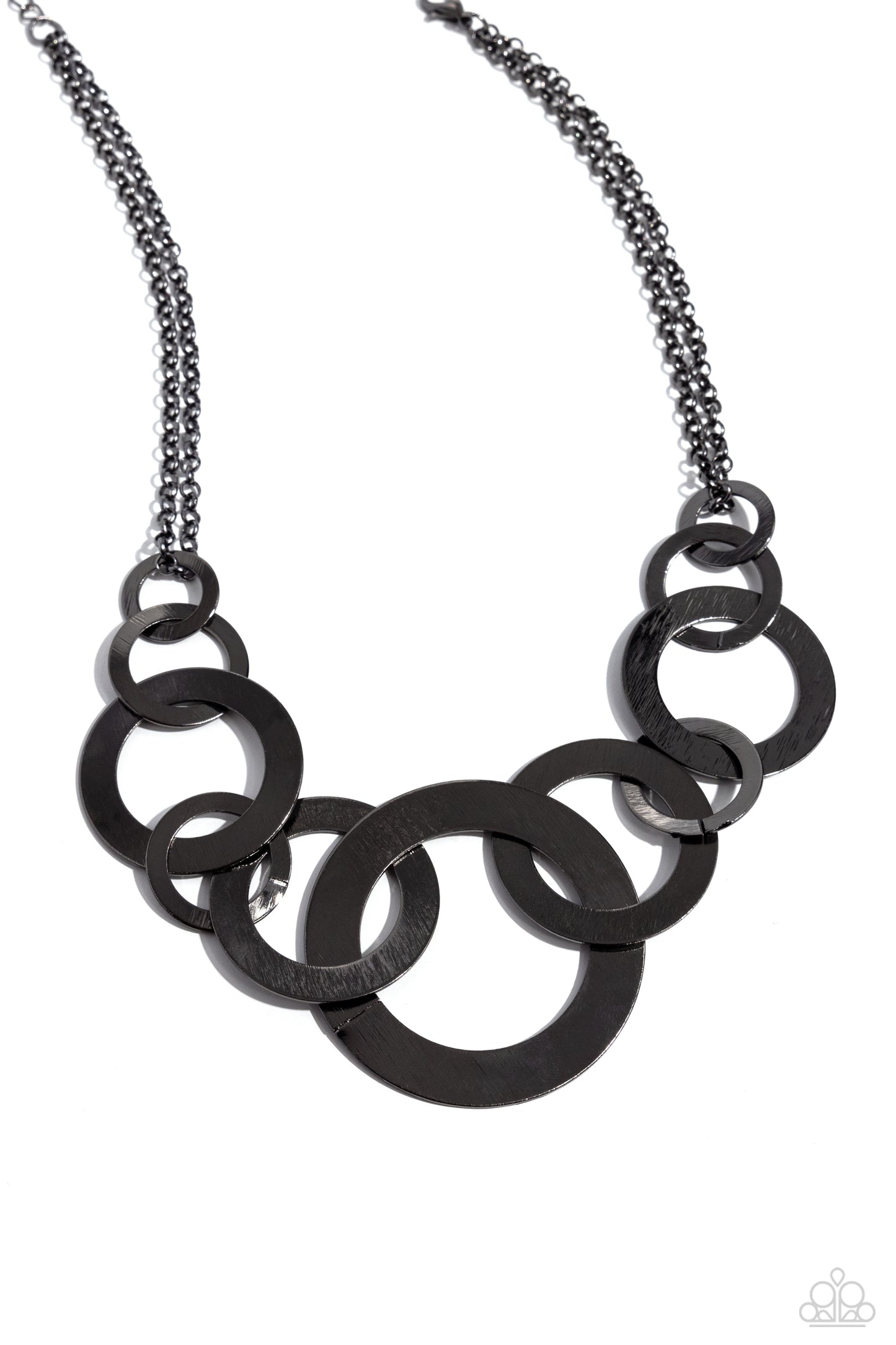 Uptown Links Black Necklace - Jewelry by Bretta