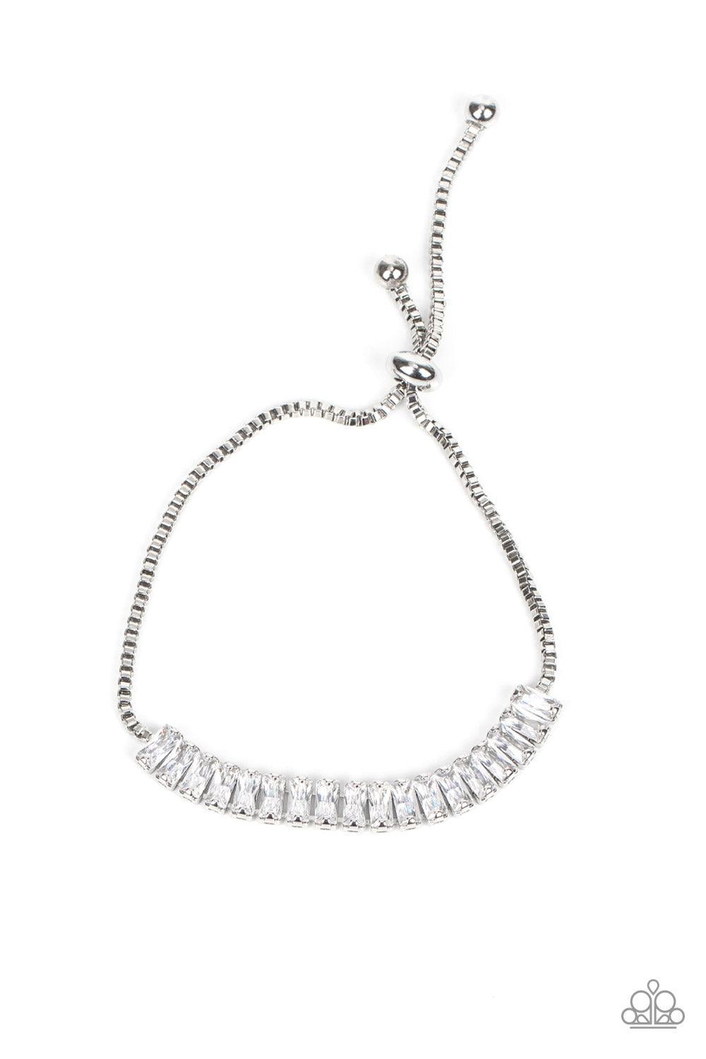 Glitz and Glimmer White Bracelet - Jewelry by Bretta