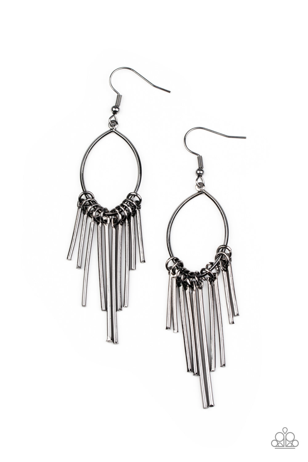Mood Swing Black Earrings - Jewelry by Bretta