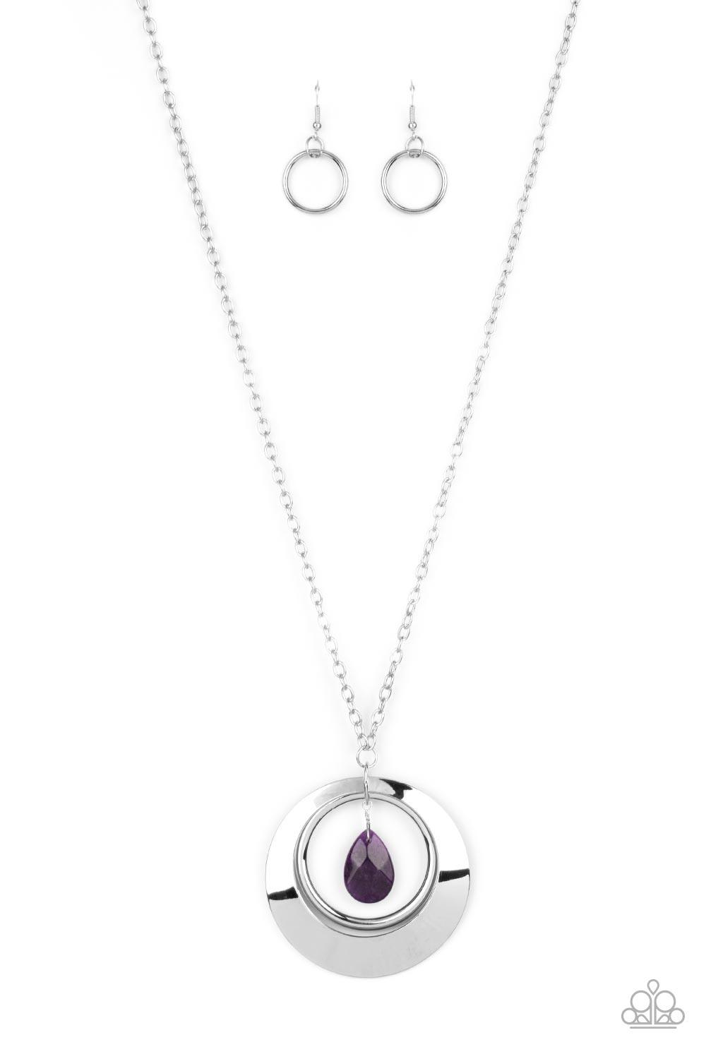Inner Tranquility Purple Necklace - Jewelry by Bretta