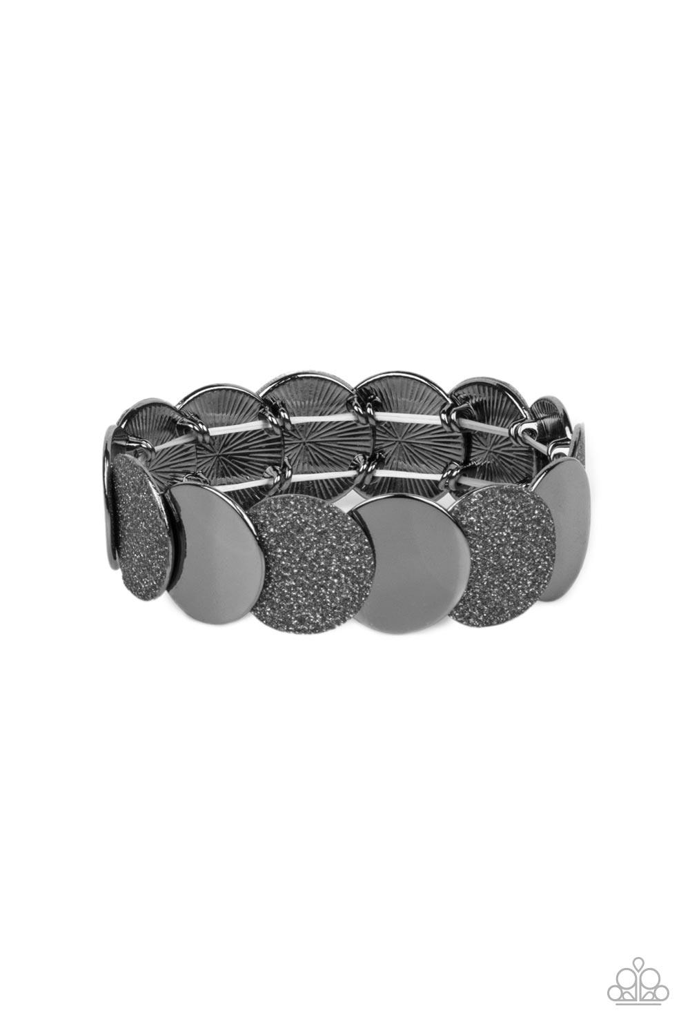 Demurely Disco Black Bracelet - Jewelry by Bretta