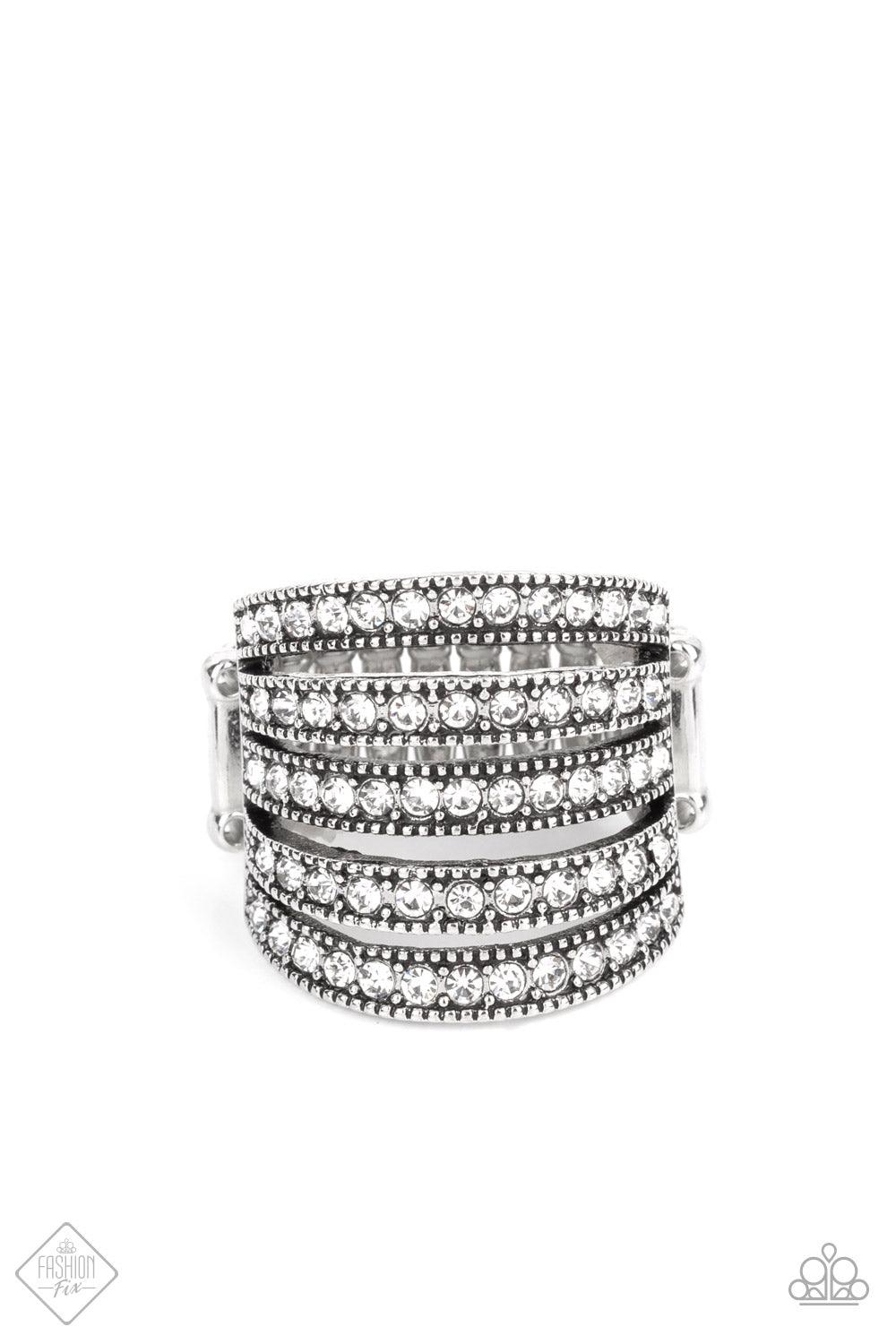 Empirical Sparkle White Ring - Jewelry by Bretta