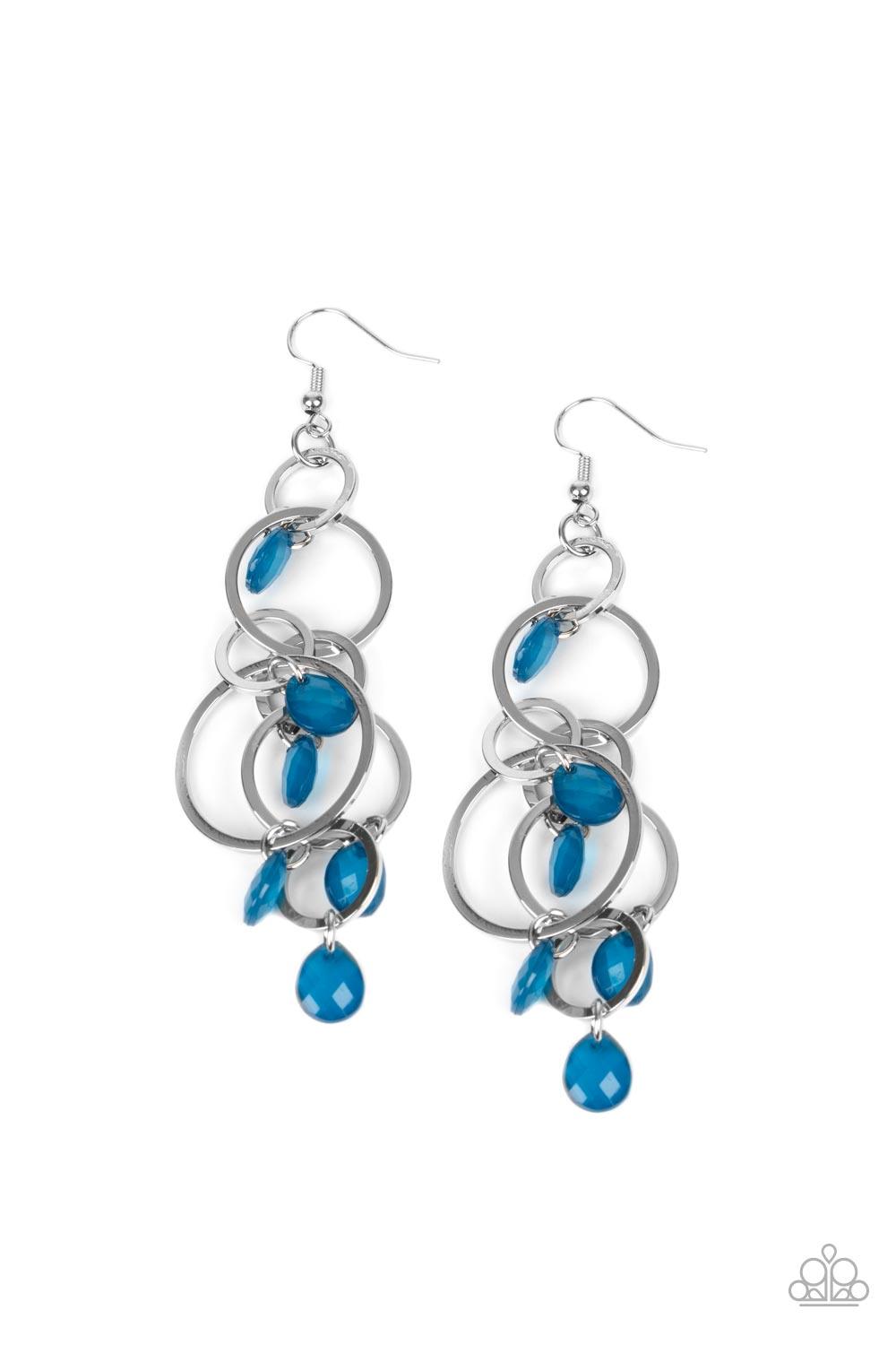 Dizzyingly Dreamy Blue Earrings - Jewelry by Bretta