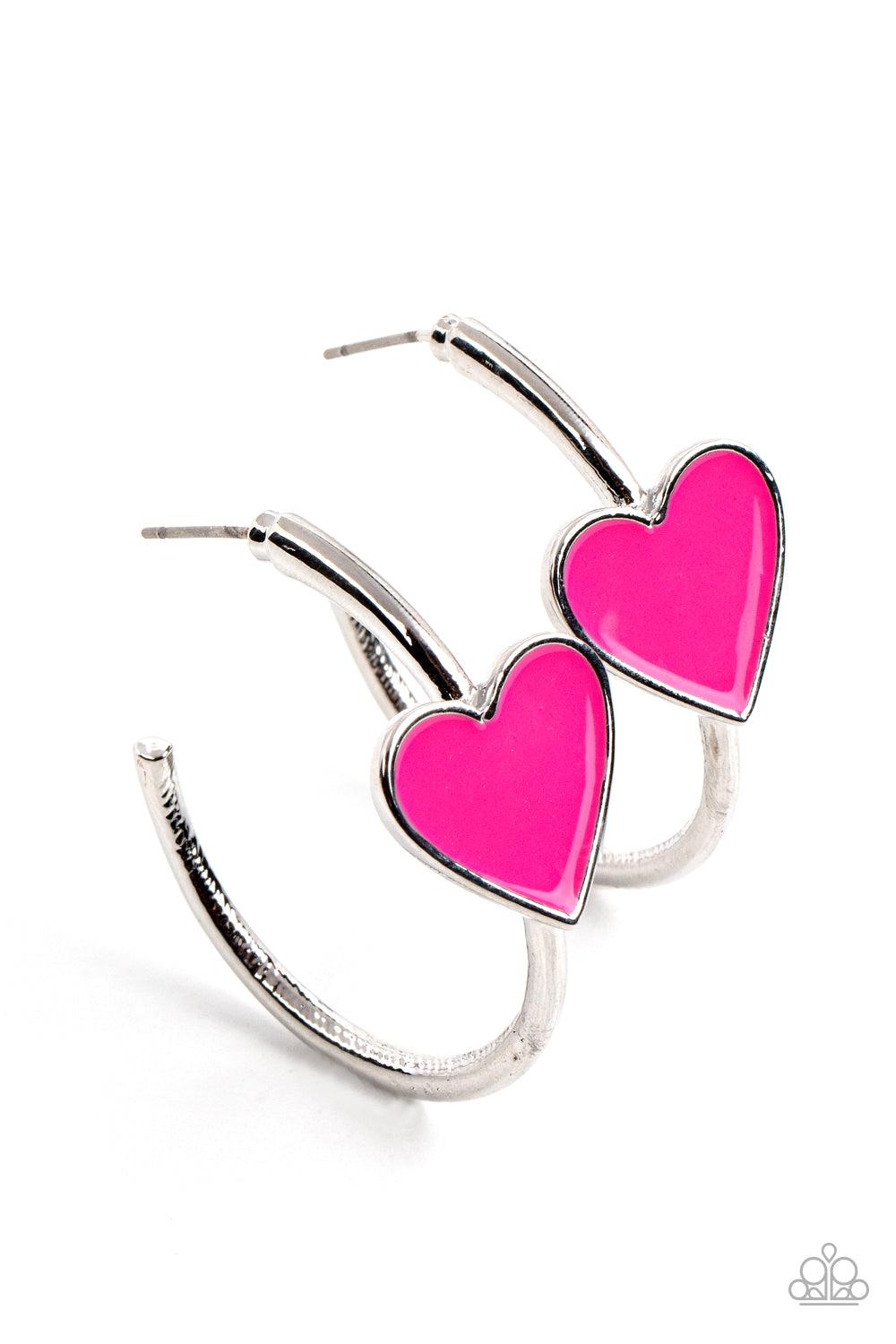 Kiss Up Pink Earrings - Jewelry by Bretta