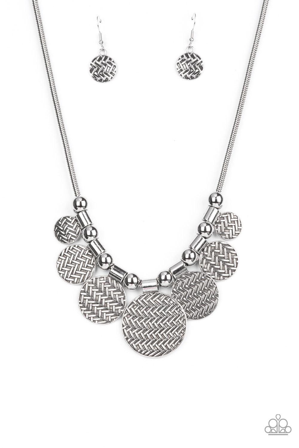 Indigenously Urban Silver Necklace - Jewelry by Bretta