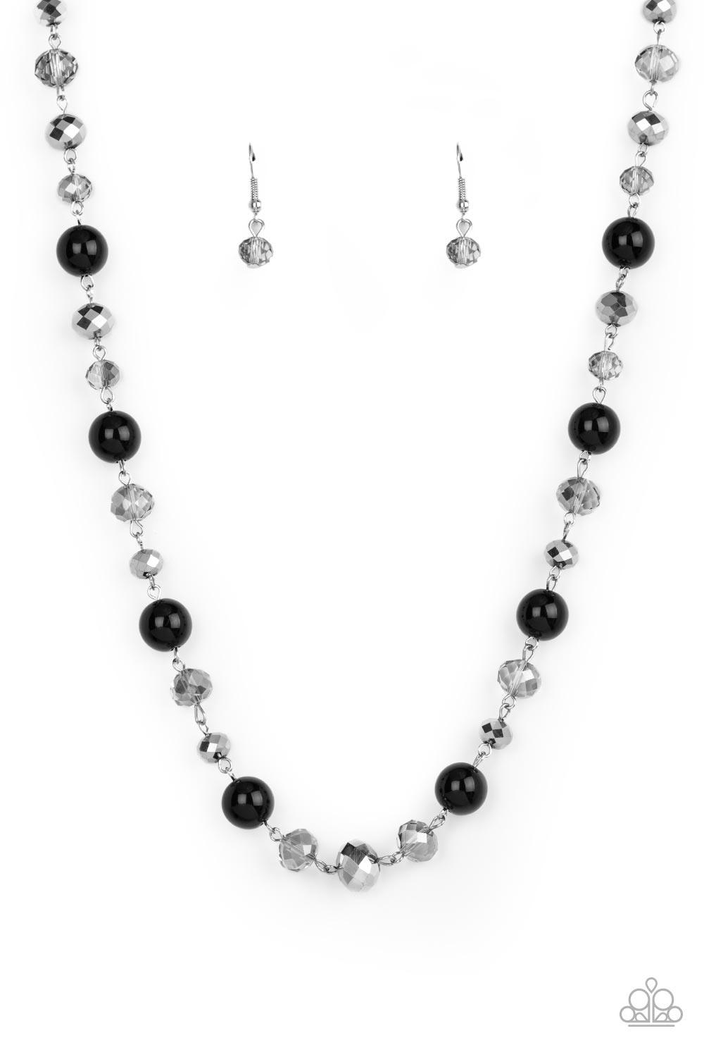Decked Out Dazzle Black Necklace - Jewelry by Bretta