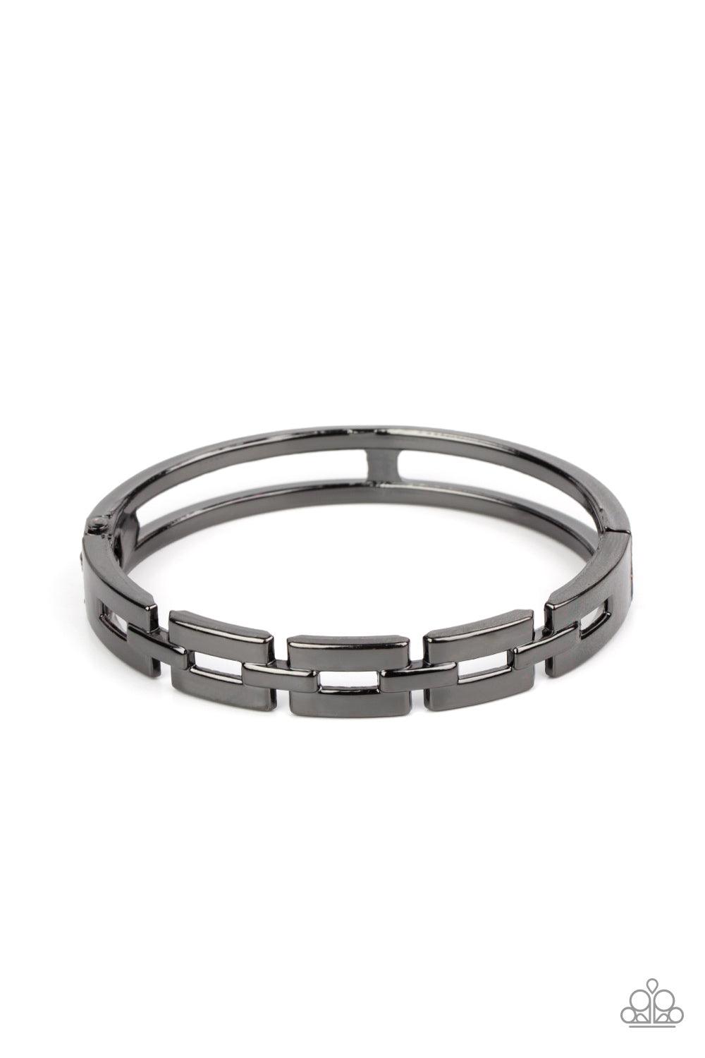 Closed Circuit Strategy Black Bracelet - Jewelry by Bretta