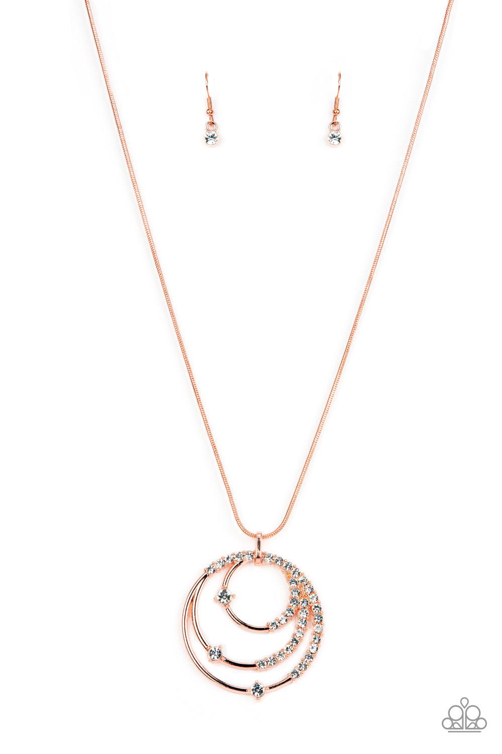 Ecliptic Elegance Copper Necklace - Jewelry by Bretta