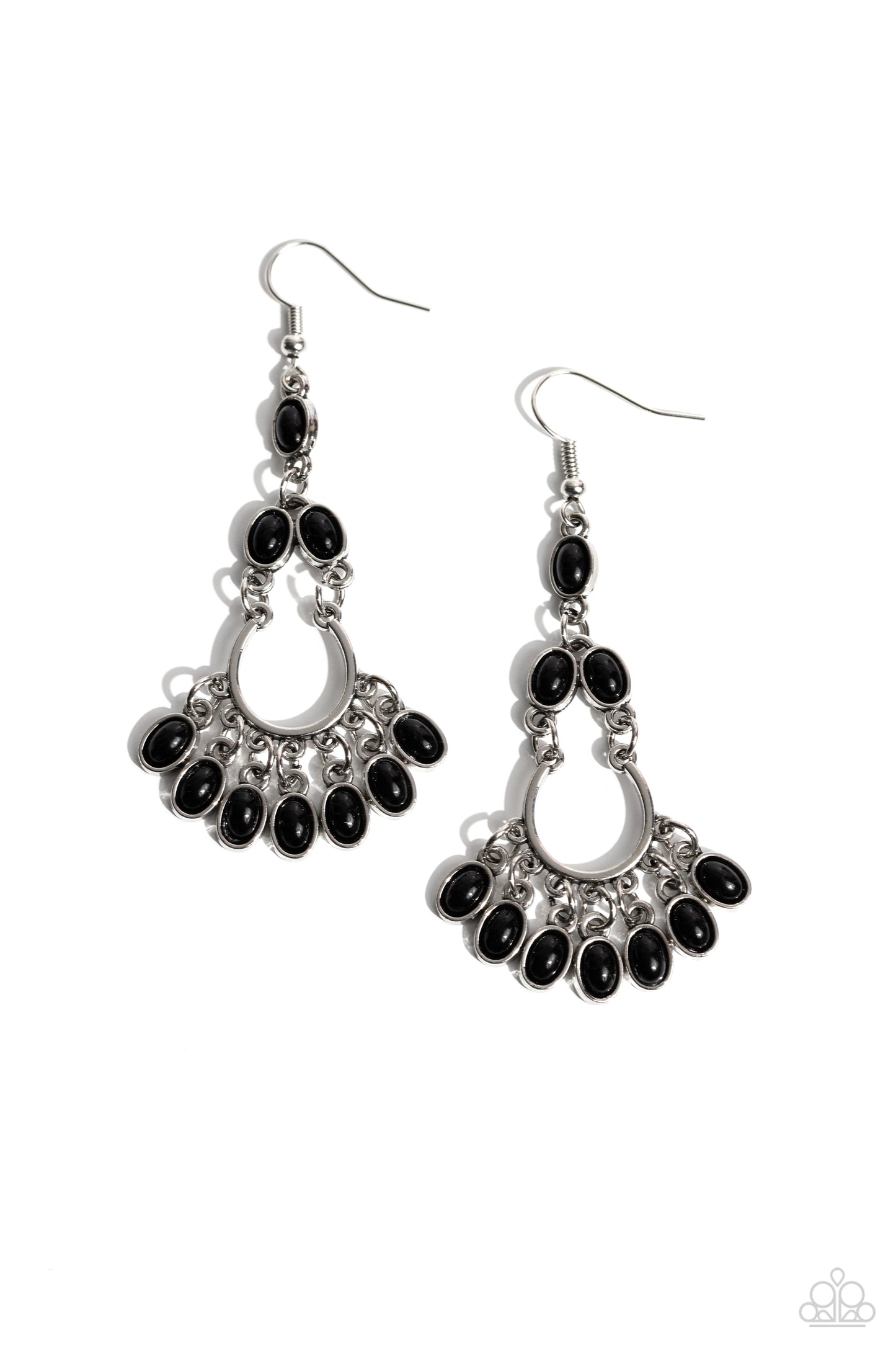 Girly Girl Getup Black Earrings - Jewelry by Bretta