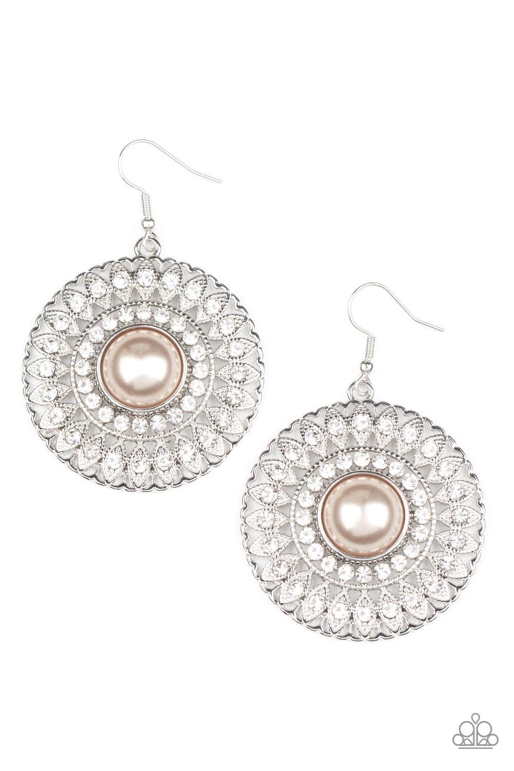 Glorified Glitz Brown Earrings - Jewelry by Bretta
