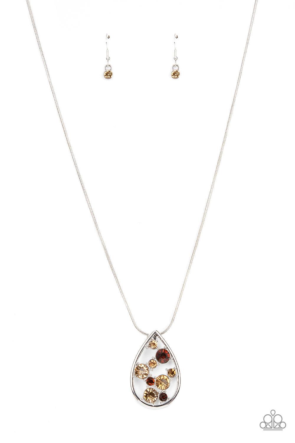 Seasonal Sophistication Brown Necklace - Jewelry by Bretta