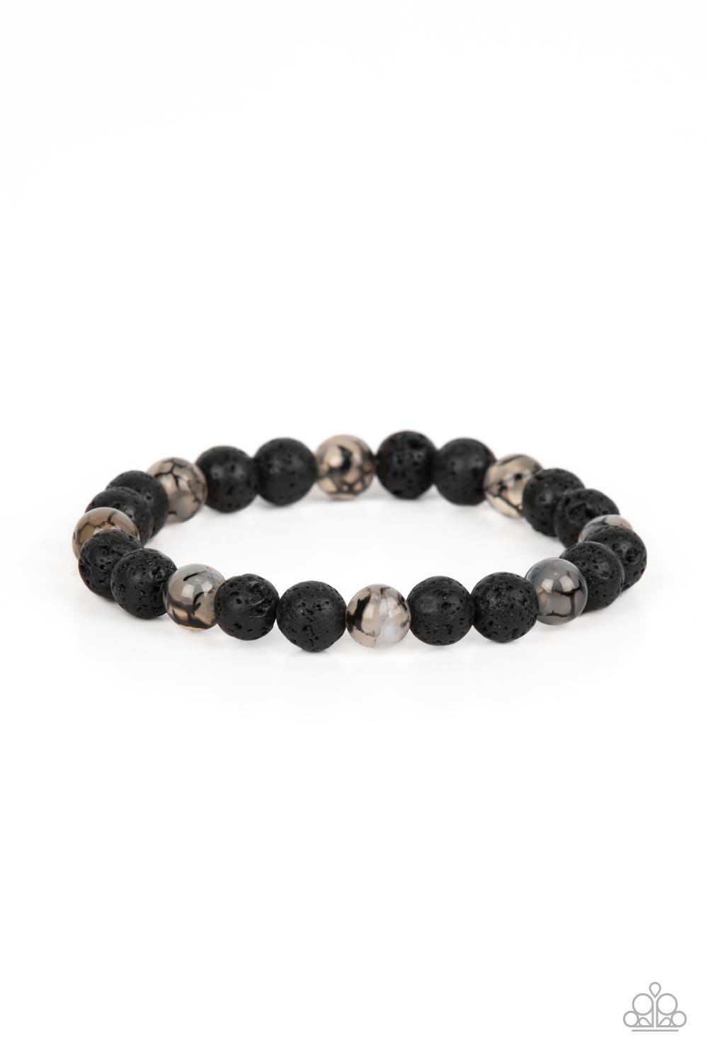 Molten Mogul Black Bracelet - Jewelry by Bretta