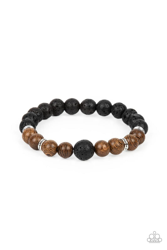 Neutral Zone Brown Bracelet - Jewelry by Bretta