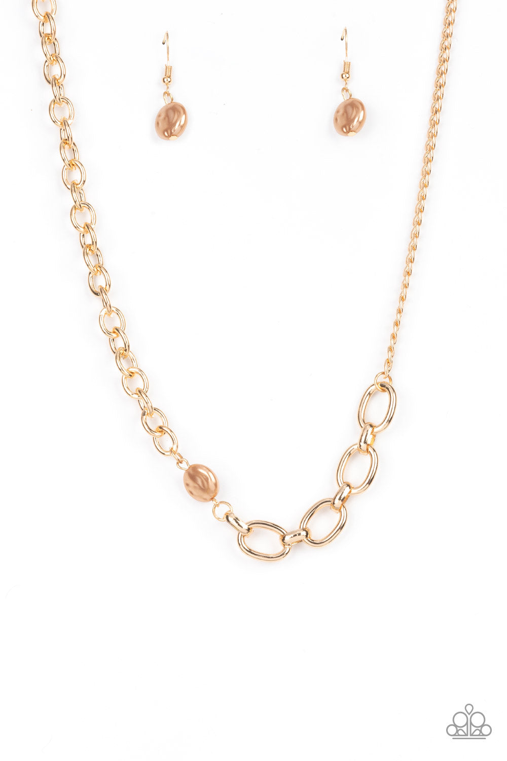Picnic in Paris Brown Necklace - Jewelry by Bretta