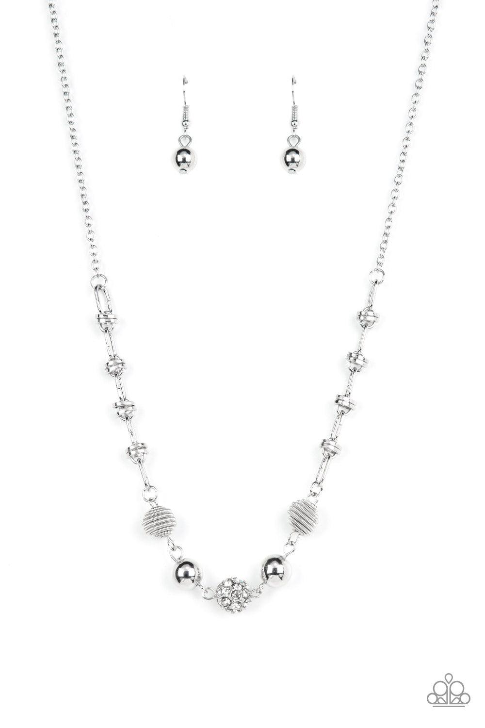 Taunting Twinkle White Necklace - Jewelry by Bretta