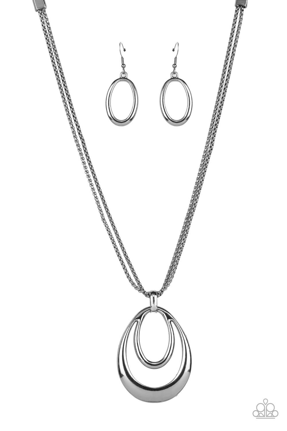 Suburban Storm Black Necklace - Jewelry by Bretta