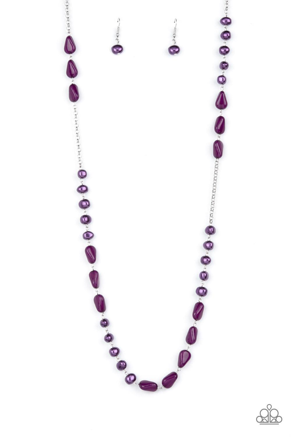 Shoreline Shimmer Purple Necklace - Jewelry by Bretta