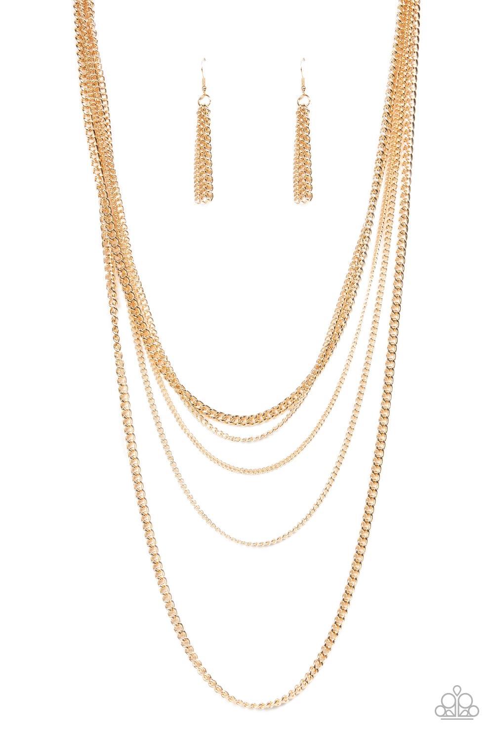 Top of the Food Chain Gold Necklace - Jewelry by Bretta