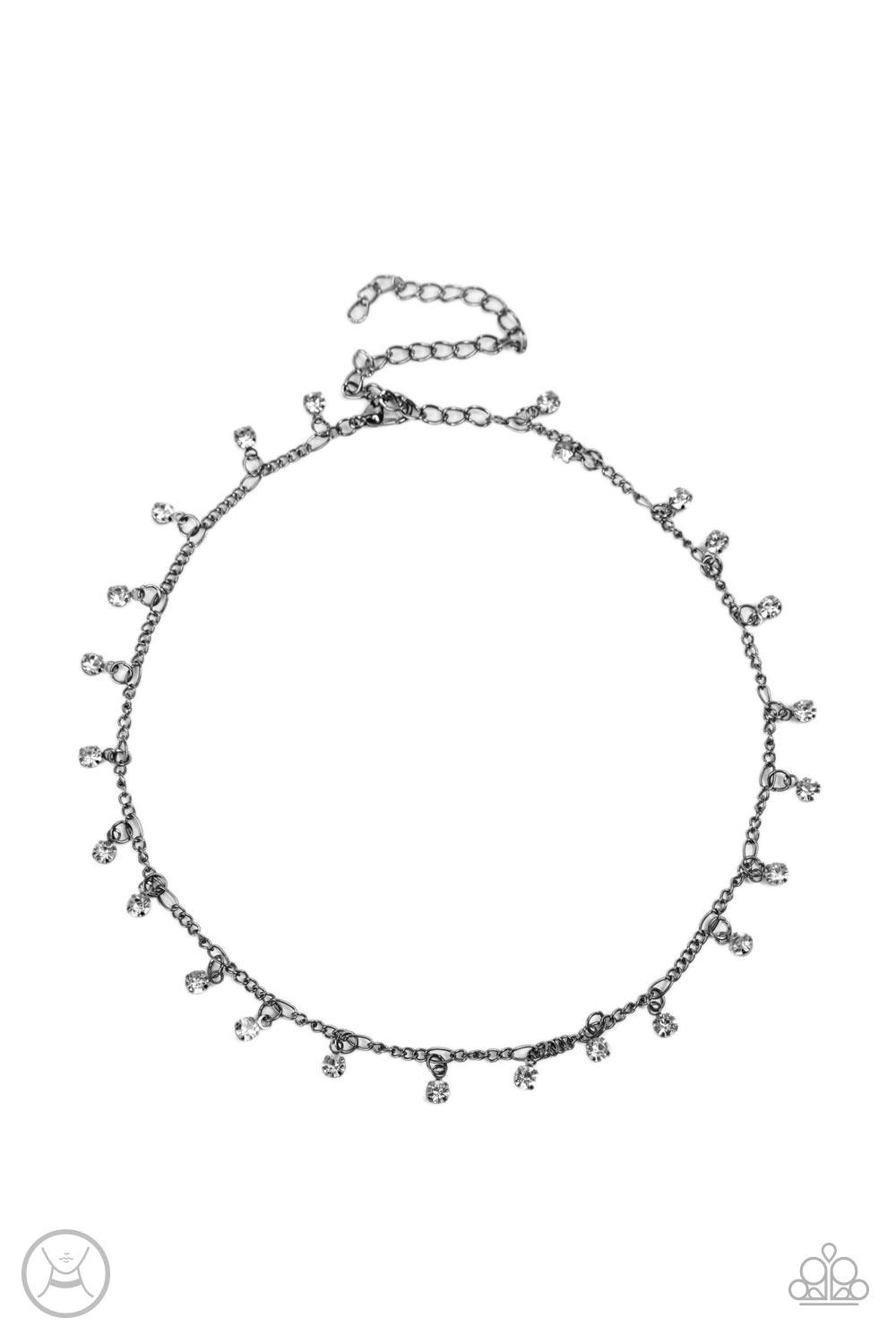 Bringing SPARKLE Back Black Necklace - Jewelry by Bretta