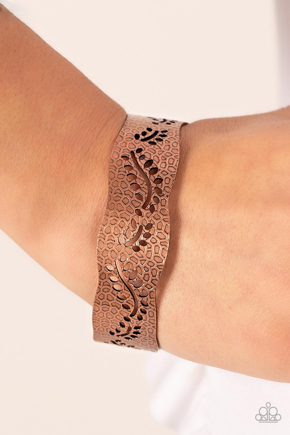 Savanna Oasis - Rose Gold Bracelet - Paparazzi Accessories