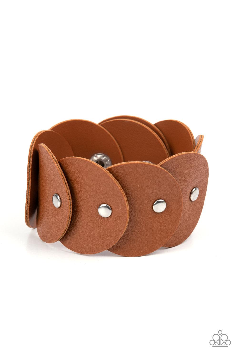 Rhapsodic Roundup Brown Bracelet - Jewelry by Bretta