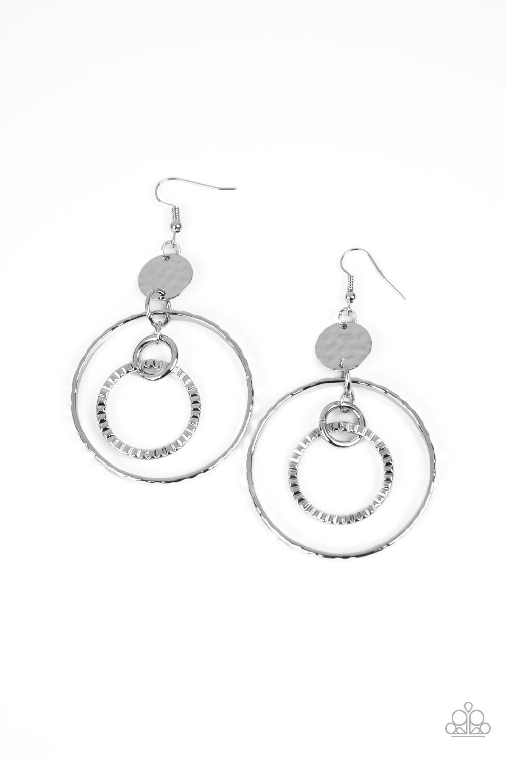 Mechanical Mecca Silver Earrings - Jewelry by Bretta