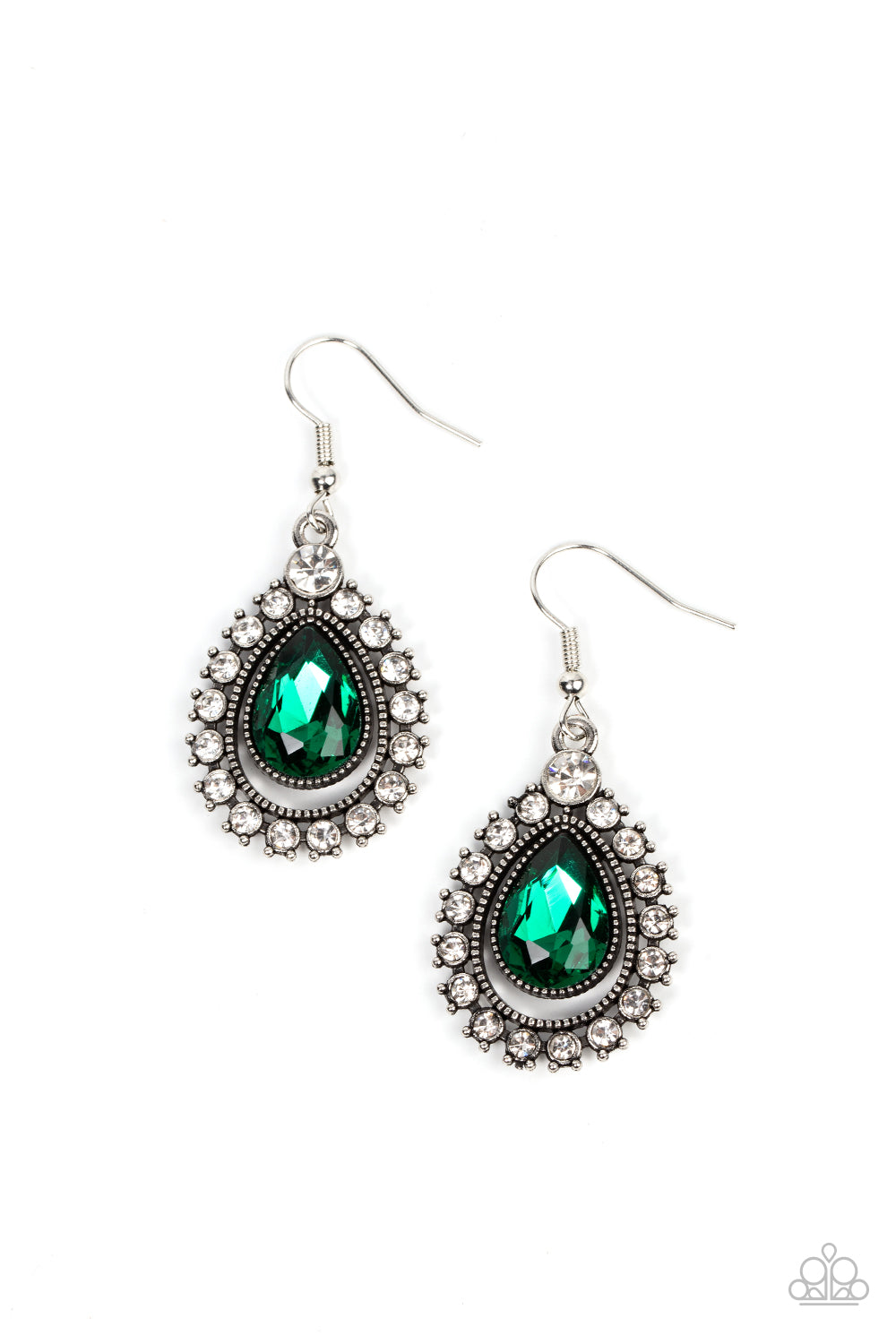Divinely Duchess Green Earrings - Jewelry by Bretta