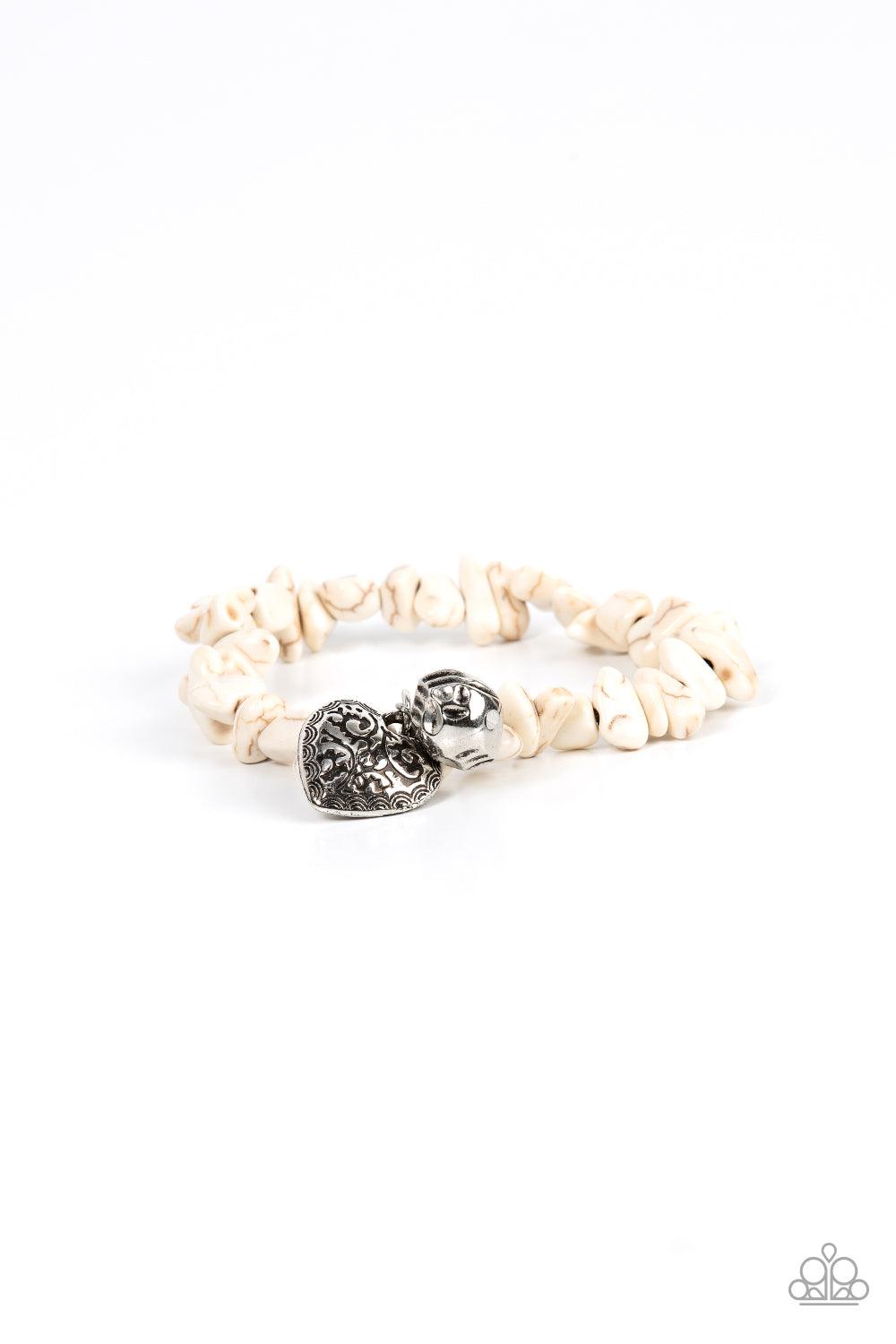 Love You to Pieces White Bracelet - Jewelry by Bretta