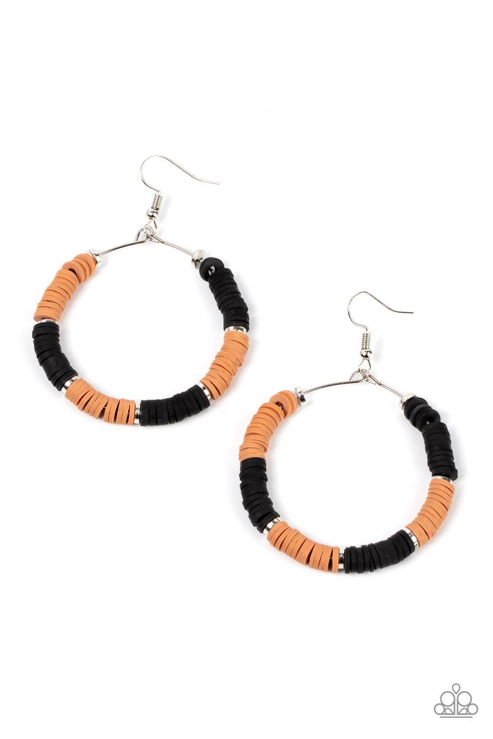 Skillfully Stacked Black Earrings - Jewelry by Bretta