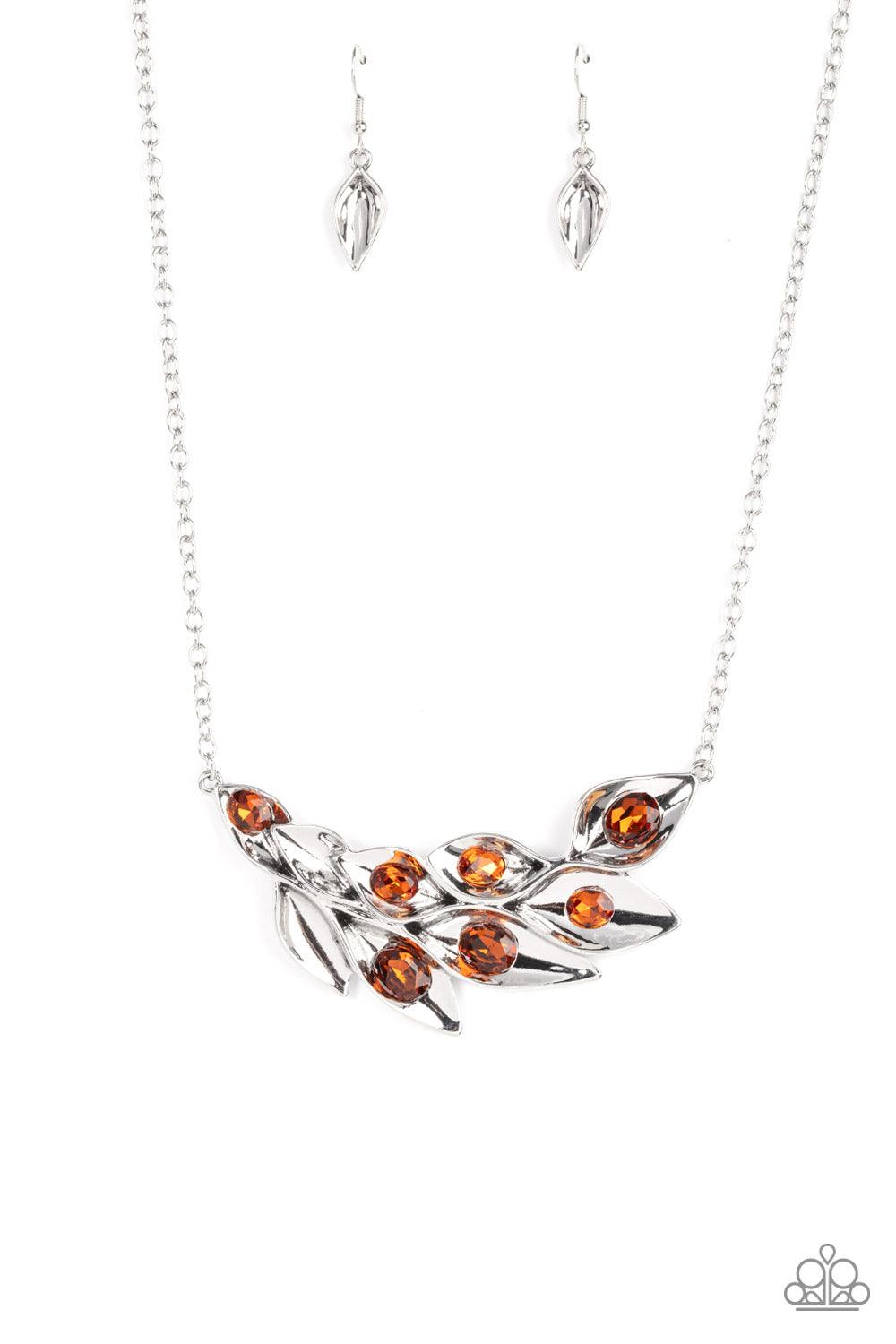 Enviable Elegance Brown Necklace - Jewelry by Bretta