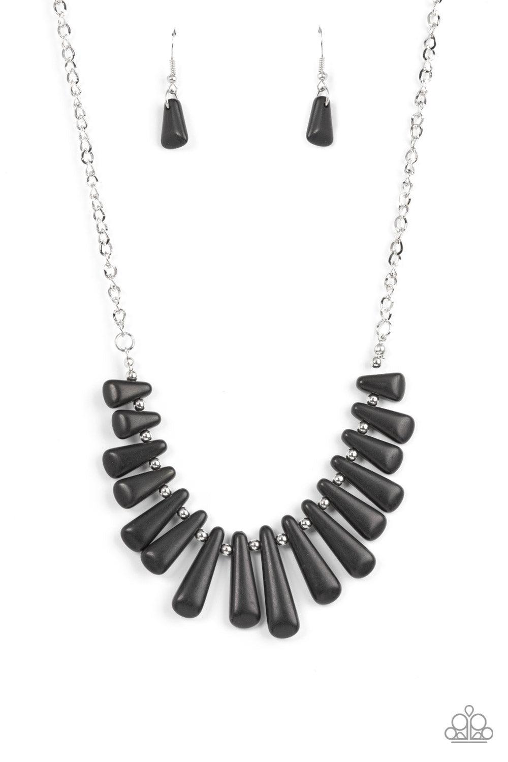 Mojave Empress Black Necklace - Jewelry by Bretta
